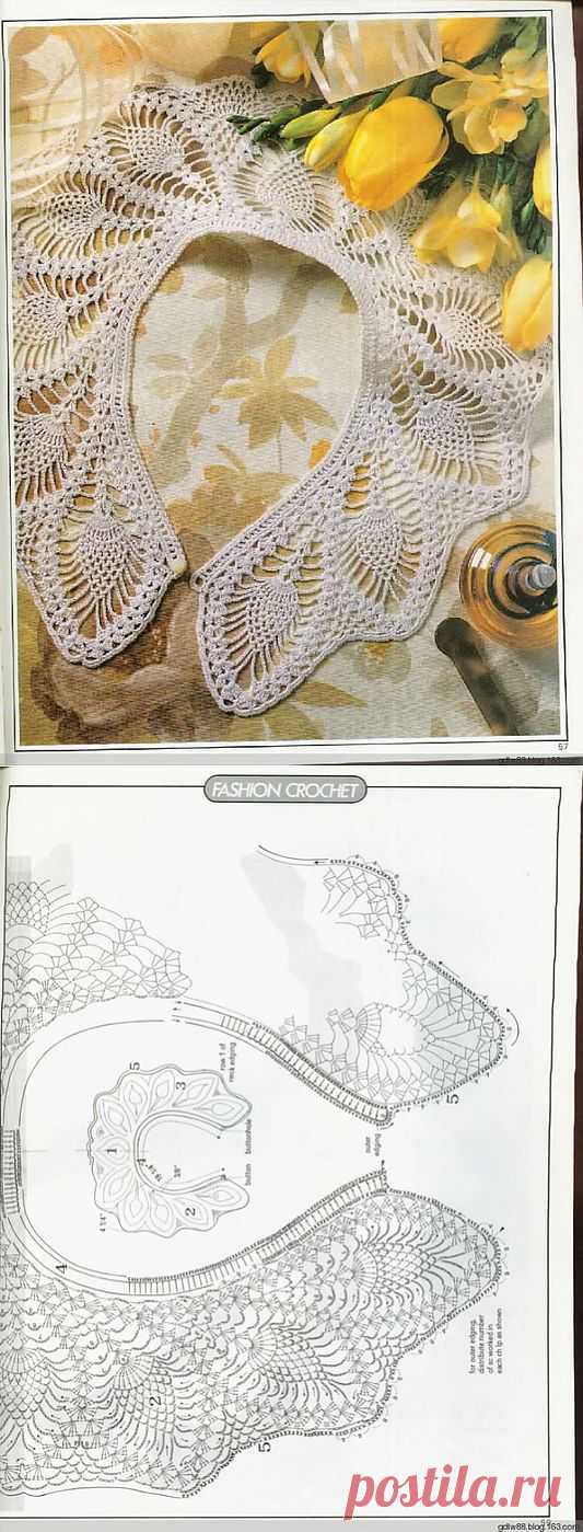 Кружевные воротнички.