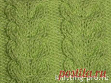 Фасонный жгут &quot;Копытце&quot; - Электронный журнал по вязанию на спицах