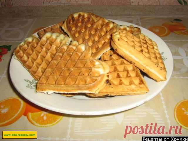 Вафельное печенье на минеральной воде рецепт с фото пошагово - 1000.menu
