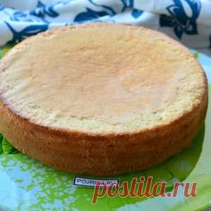 Бисквит, который получается всегда