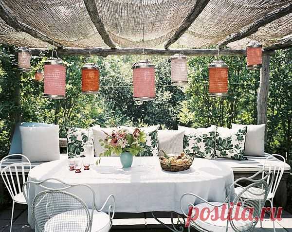 Вдохновляющие дизайны внутренних двориков - 50 фото - Как оформить сад - Во дворе