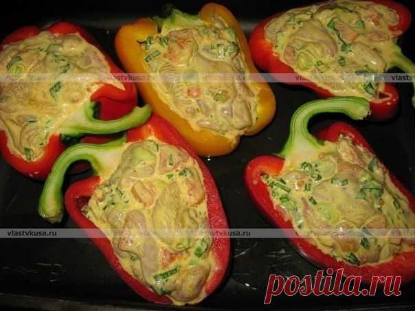 Нежная курица в сладком перце