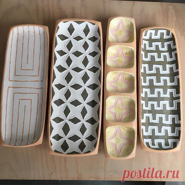 Rectangular platters. #courtneymartinpottery #contempor | Courtney Martin Pottery