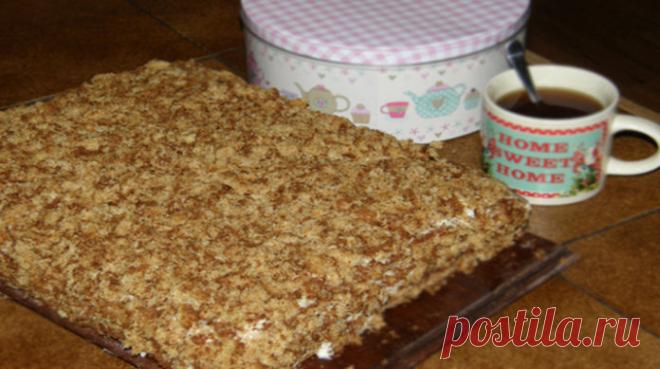 Кулинария >Быстрый торт со сгущенкой