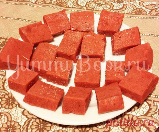 Клубничный рахат-лукум - пошаговый рецепт с фото