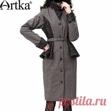 Special 598 Aka He keeps the waist with belt winter woolen dress with high content LA10031D-in Dresses from Apparel &amp; Accessories on Aliexpress.com