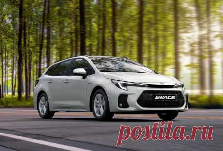 Suzuki Swace 2023 обновился по типу двойника Toyota Corolla