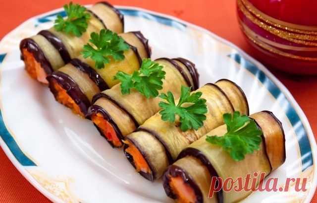 Канапе из баклажанов - пошаговый кулинарный рецепт на Повар.ру