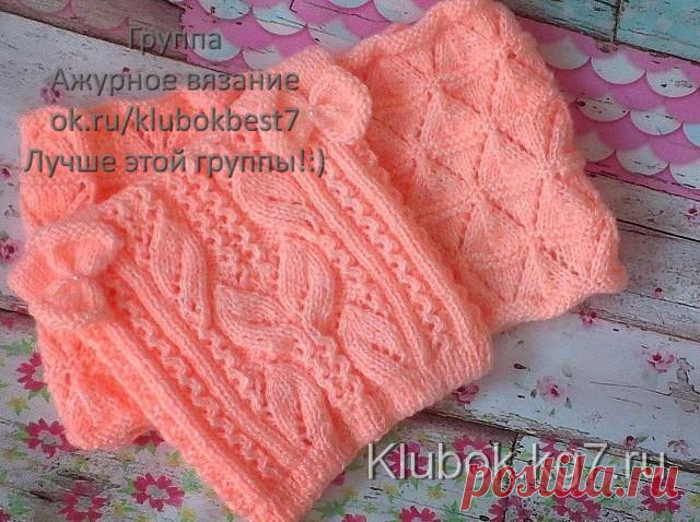 Ажурная шапочка с ушками | Клубок