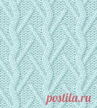 Нежные рельефные узоры спицами. Вяжем?