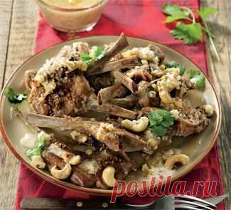 Пряная ягнятина с кешью и имбирем. Пошаговый рецепт с фото на Gastronom.ru