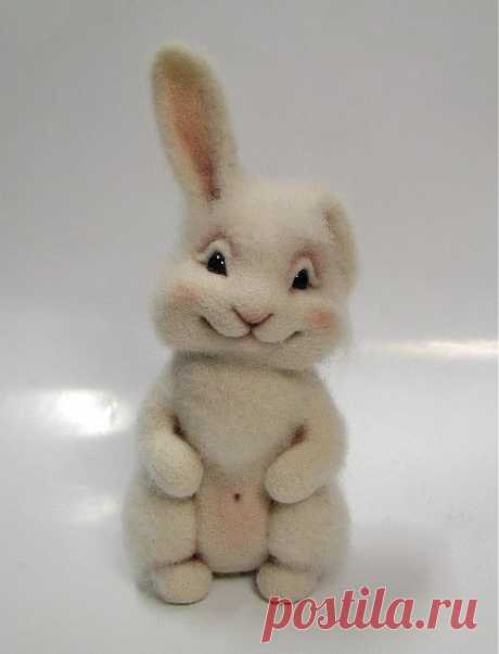 Мастер класс по валянию зайки из шерсти / Мастер классы по валянию из шерсти / PassionForum - мастер-классы по рукоделию