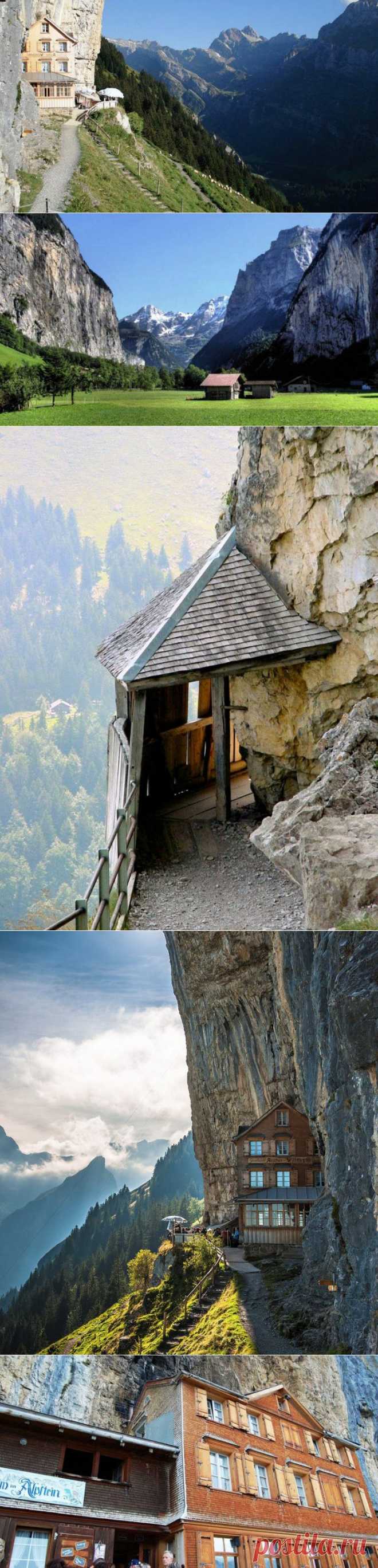 Сказочный отель Aescher в Альпах / Туристический спутник