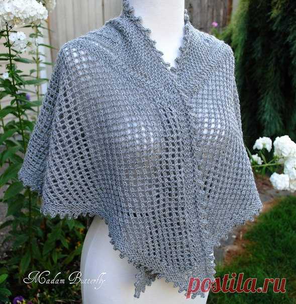 Ажурная Шаль #21 Lace Shawl by Candace Eisner Strick