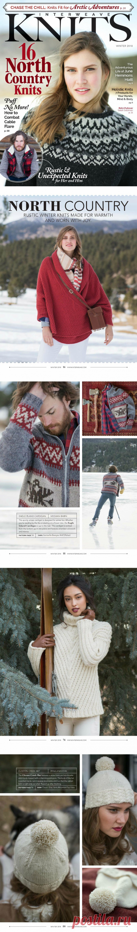 Журнал &quot;Interweave Knits&quot; - Winter 2018г (без реклам)