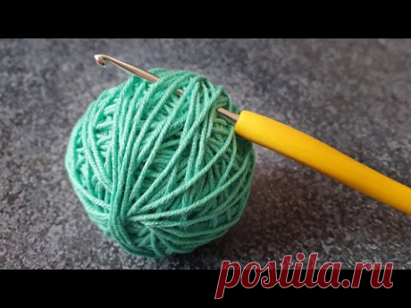 Этот узор такой хорошенький! СКОРЕЕ СМОТРИТЕ! Вязание крючком для начинающих
