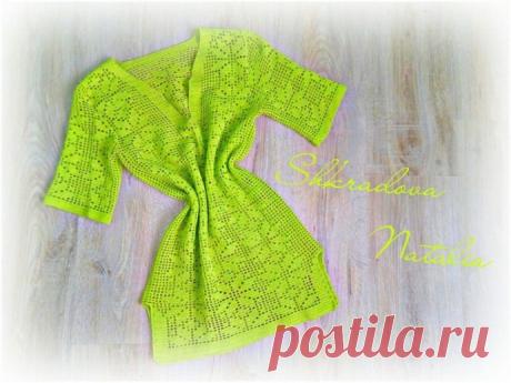 Летняя туника в филейной технике