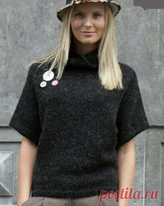 Пуловер оверсайз