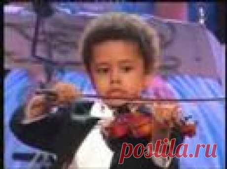 Andre Rieu & Akim Camara (aged 5) in New York  2007