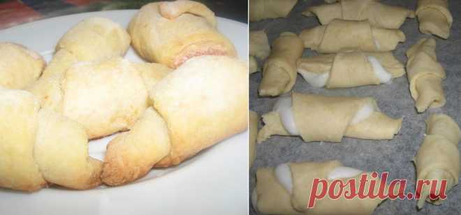 Тающие во рту, самые вкусные домашние рогалики с безе!