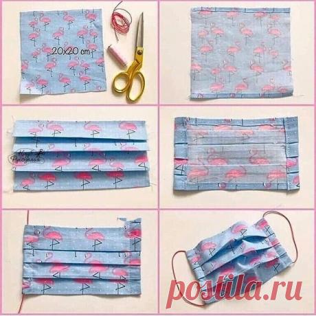 Шьем маску дома

очень просто и быстро