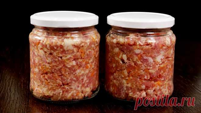 Готовлю исключительно по просьбе мужа: всё измельчаю в мясорубке и раскладываю по баночкам (удобная простая заготовка) | Кухня наизнанку | Яндекс Дзен