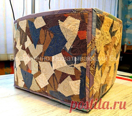 Пицца. Лоскуты. Коробка для стеллажа своими руками