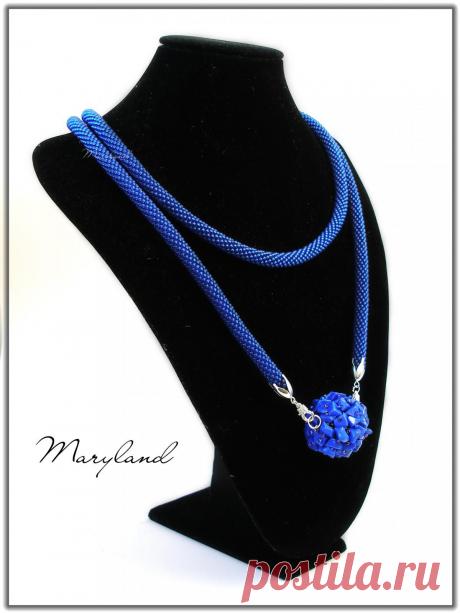 Колье &quot;Interlace&quot; и Жгутик-трансформер &quot;Viki&quot; | biser.info - всё о бисере и бисерном творчестве