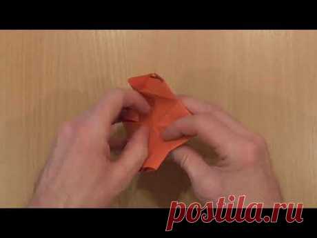 Как сделать петуха из бумаги А4