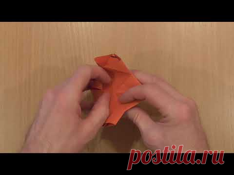 Как сделать петуха из бумаги А4