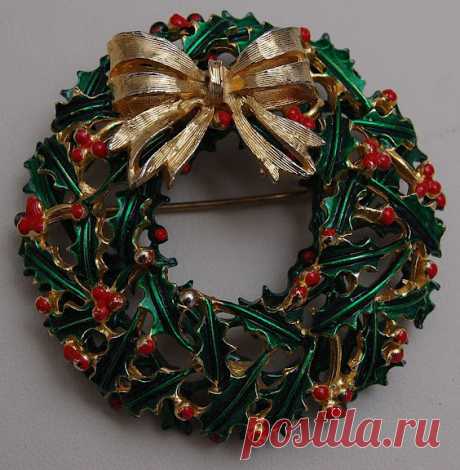 Винтажные рождественские украшения