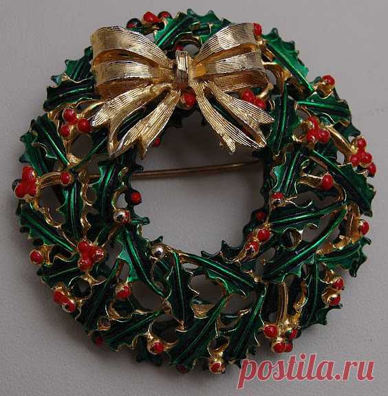Винтажные рождественские украшения