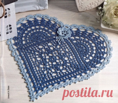 Сердце из квадрата и двух полукружий