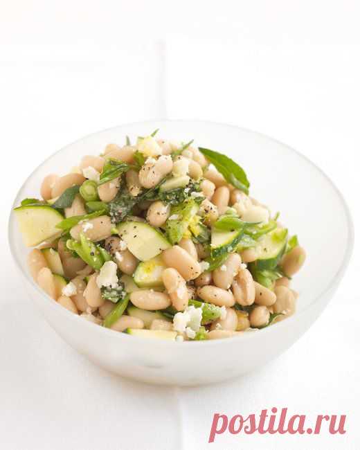 White-Bean Salad with Zucchini and Parmesan, Recipe from Everyday Food, July/August 2006