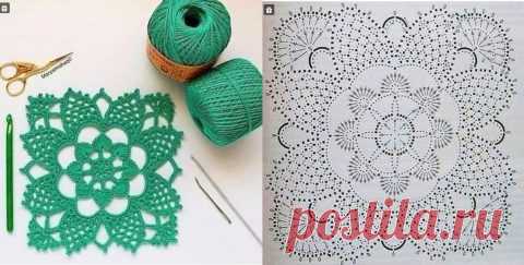 200 схем вязания красивых мотивов крючком с видео-уроками