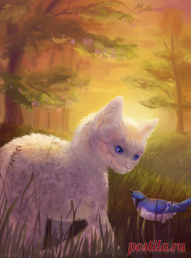 Cat-Marussia. Comission by Romashik-arts on DeviantArt