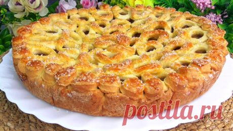 НОВИНКА! Яблочный пирог 🥰 ЭТОТ РЕЦЕПТ сводит мир с ума! Так просто и быстро | Заходи, поедим | Дзен