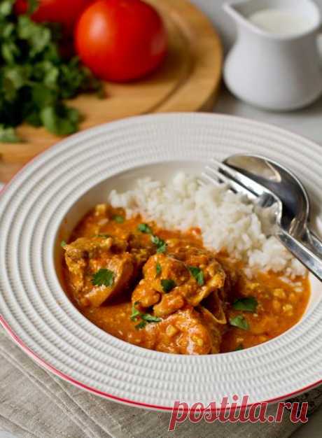 Пошаговый фото-рецепт западноиндийского карри из курицы.