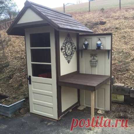 (80) Pinterest - My Little Potting Shed #upcycle_garden_table | Best Pins