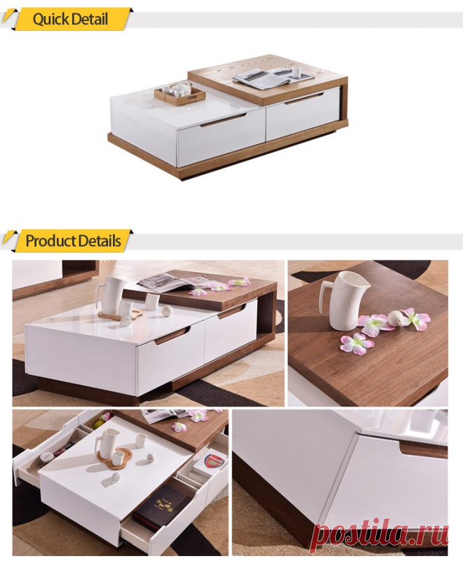 Modern Home Furniture Adjustable Rectangle Coffee Table - Buy Coffee Table,Adjustable Rectangle Coffee Table,Modern Home Furniture Product on Alibaba.com