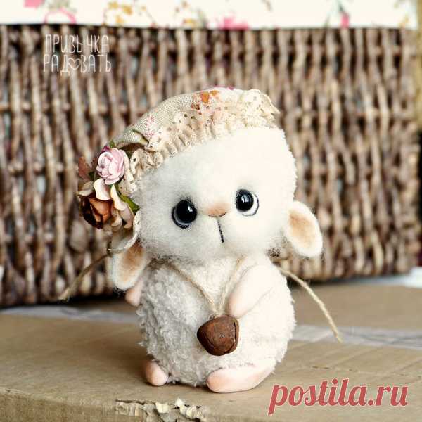 Купить ЛЮБАША - серый, привычка радовать, Алейникова Александра, мышка игрушка, мышка тедди, тедди