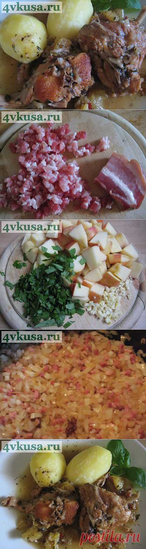 Кролик в яблочном вине. | 4vkusa.ru