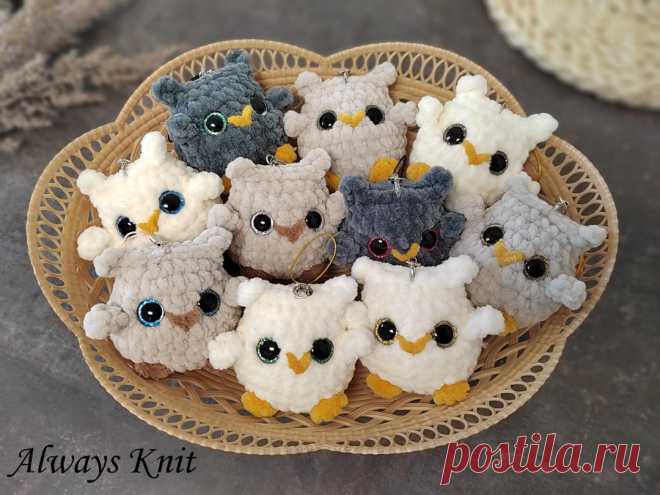 PDF Совушка крючком. FREE crochet pattern; Аmigurumi toy patterns. Амигуруми схемы и описания на русском. Вязаные игрушки и поделки своими руками #amimore - плюшевая сова, маленький совёнок из плюшевой пряжи, совушка, птица, птичка.