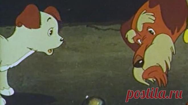 Следы на асфальте. (мультик из СССР). 1964.