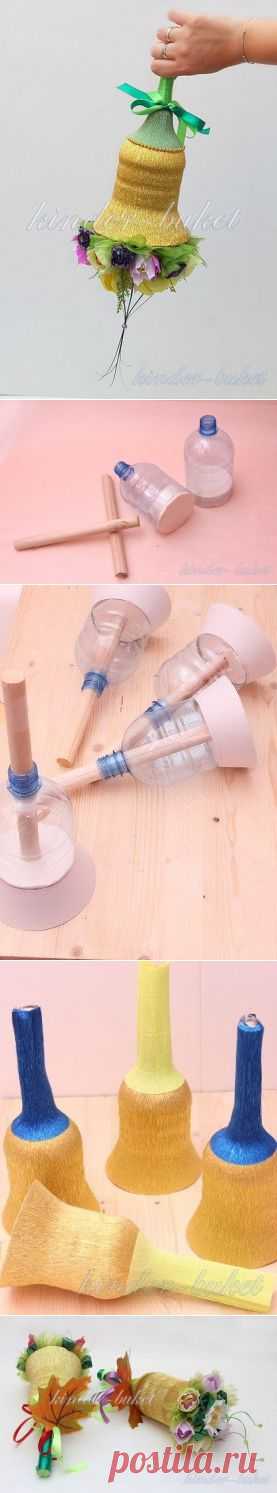 Колокольчик из конфет к 1 сентября – мастер-класс | Умелые ручки