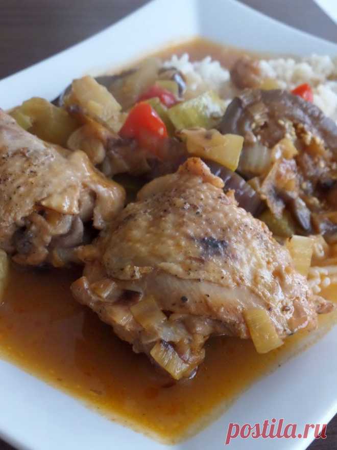 Гювеч с курицей