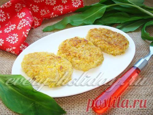 Постные капустные котлеты с манкой: рецепт