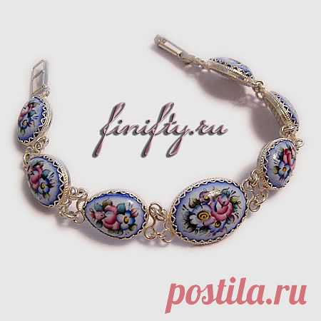Браслеты. Художественная эмаль. Ростовская финифть. Скань