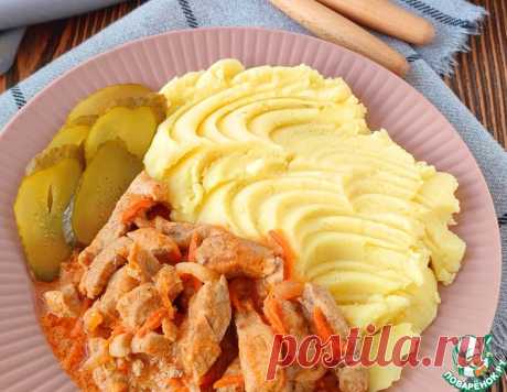 Бефстроганов из свиной вырезки – кулинарный рецепт