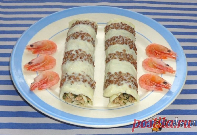 Креветки "в тельняшке"  рецепт приготовления